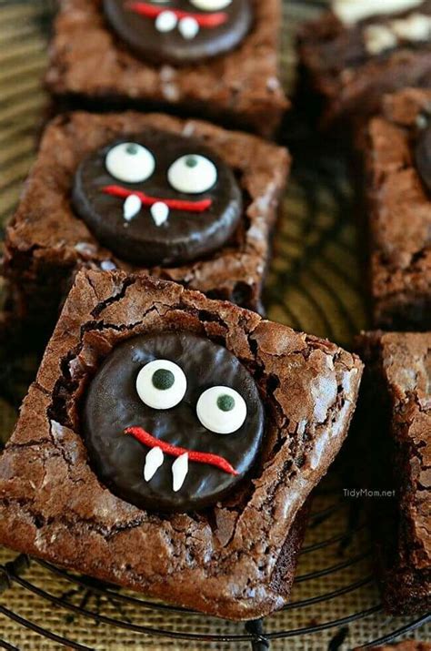 Brownie Monster Bites Fun Halloween Treats Halloween Food For Party