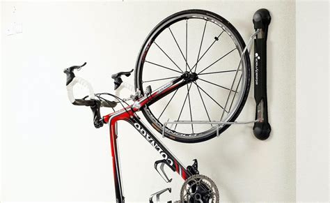 This Wall Mounted Bike Rack Swivels 160º Side To Side