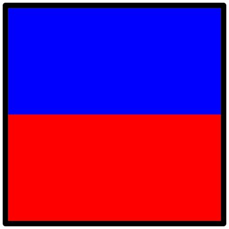 Bendera Merah Dan Biru Domain Publik Vektor