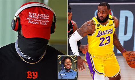 Lebron James And Lakers Teammates Wear Parody Maga Hat Demanding Justice For Breonna Taylor