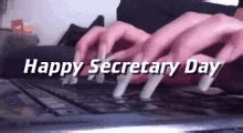 Happy Secretary Day Typing Happy Secretary Day Secretary Day