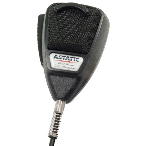 Astatic D104m6b Amplified Ceramic Power 4 Pin Power Cb Microphone