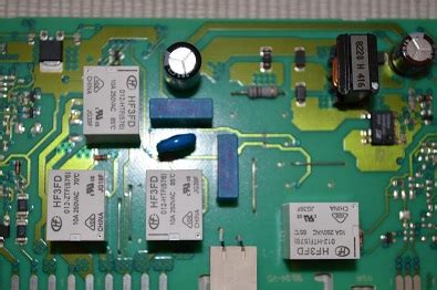 Alte bekannter fehler, lötstellen defekt an der heizung relais. Siemens Geschirrspüler sl66t373 heizt nur lauwarm ...