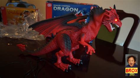 Remote Controlled Dragon Unboxing Chad Valley Remote Controlled Red
