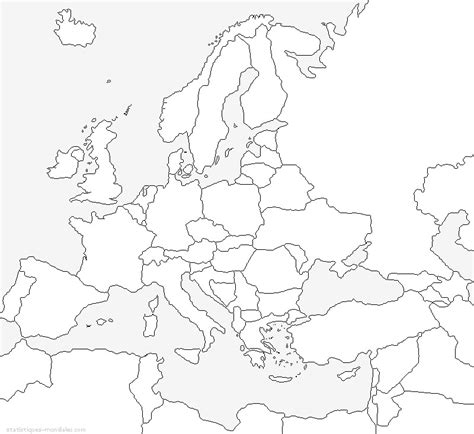 Disegno Da Colorare Europa Mappa Delleuropa 8