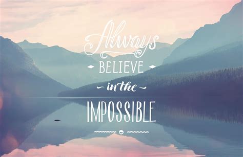 The Impossible Inspirational Quote Wallpaper Mural Hovia Inspirational Quotes Wallpapers