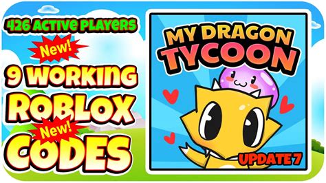 New Codes Update7 My Dragon Tycoon🐲 By Dosmas Studios Roblox Game