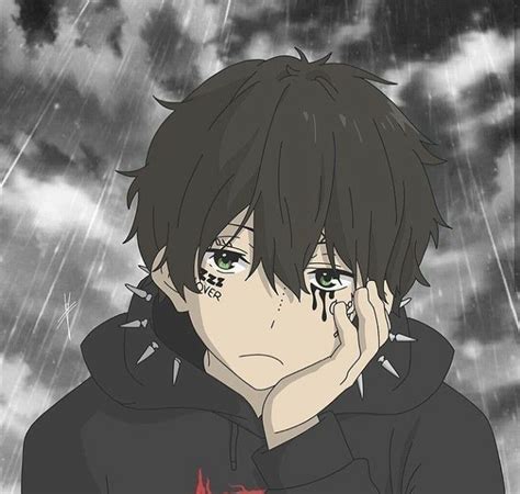 Sad Anime Pfps Boy Pin Em Pfps Anime Crying Sad Anime Anime Eyes