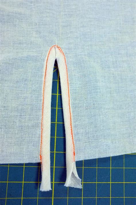 Binding Sleeve Vents Learning Sewing