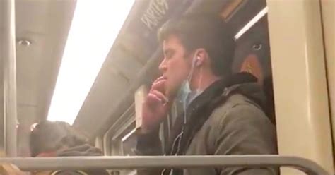 Man Arrested After Sticking Fingers In Mouth And Wiping Them On Train