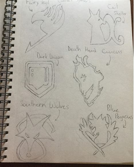 Fairy Tail Guild Symbols By Dragon Griffin On Deviantart