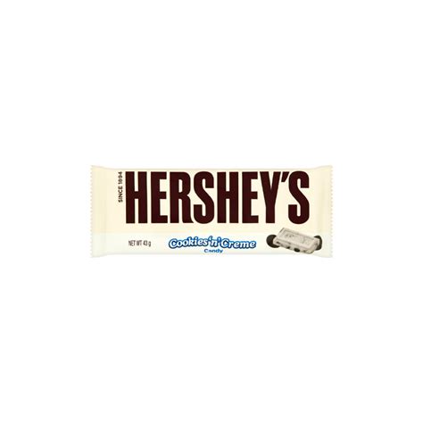 Hersheys Cookies And Cream Bar 40g Case Qty 24 Sweetie Treats