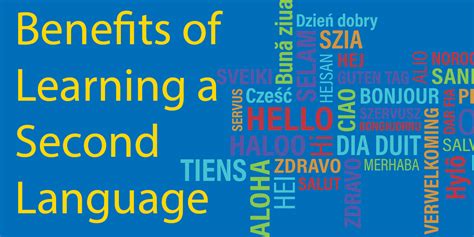 Well, a first language is the language you were raised to speak. 9 Benefits Of Learning A Second Language 📣 (You Never Knew ...