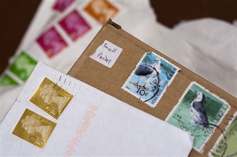 Free Stock Photo 5367 Uk Postage Stamps On Mail Freeimageslive
