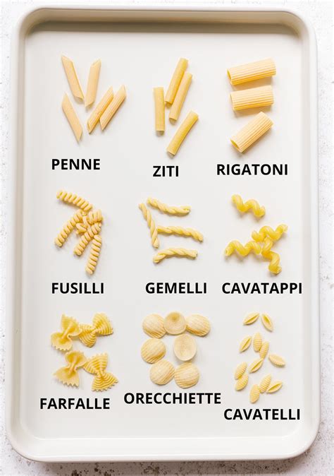 Types Of Pasta Shapes To Know And Love Sutta Chai Bar Vlr Eng Br
