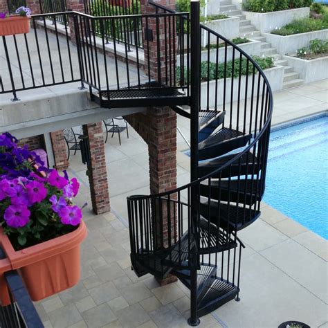 Paragon's aluminum spiral stairs and straight stairs meet all of your outdoor staircase needs. Salter Spiral Stair Products - Indoor & Outdoor Spiral Stair Kits