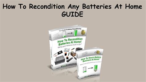 How To Restore A Dead Battery Recondition Laptop Battery
