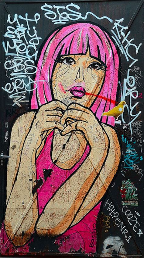 Pink Lady By El Bocho Street Art Street Art Graffiti Best Street Art