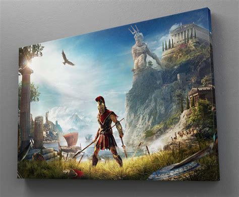Assassin S Creed Canvas Art Print Wall Hanging Etsy