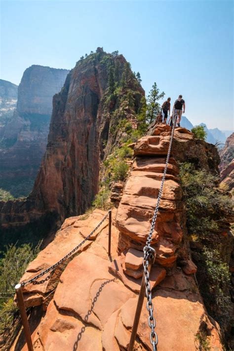 Angels Landing Hike Epic Chain Trail In Zion National Park Utah