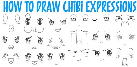 We Have Made Up A Huge Guide To Drawing Chibi Expressions And Emotions