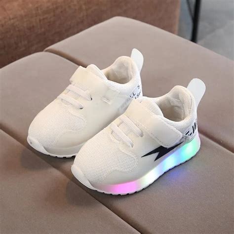 Linnonong Luminous Kids Shoes For Girls Boys Children Led Flash Glowing