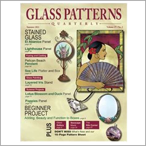 Glass Patterns Quarterly Summer 2011 Magazine Franklin Art Glass
