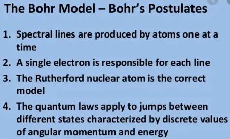 Bohr Atomic Model Of Hydrogen