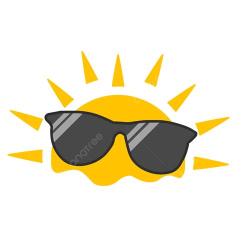 Sun And Sunglass Vector Sun Sun Sunglass Sunglass Png And Vector