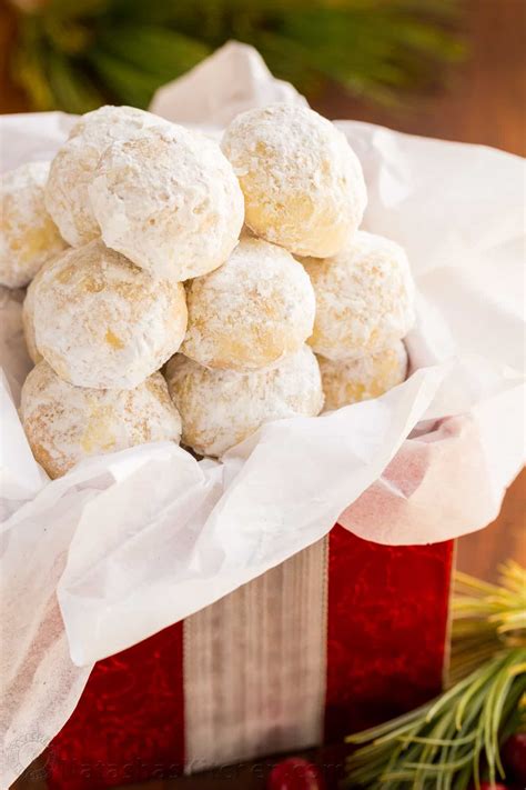 Beat in egg and the almond extract. Almond Snowball Cookies (VIDEO) - NatashasKitchen.com