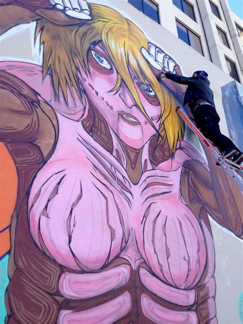 Only ppl of elderian can turn into titans, so it's like a genetic thing. Crunchyroll - Impressive "Attack on Titan" Mural Attacks a ...