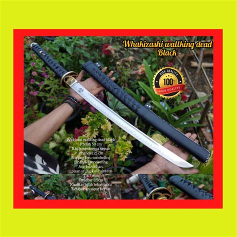 Jual Katana Samurai Pedang Jepang Walking Dead Baja Per Tempa Sepuh Super Tajam Shopee Indonesia