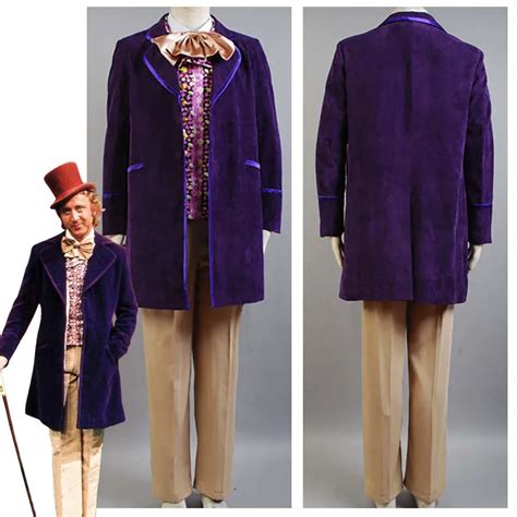 Willy Wonka Costume Willy Wonka And The Chocolate Factory 1971 Cosplay