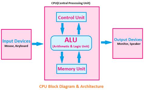 Understand Cpu Block Diagram And Architecture Etechnog