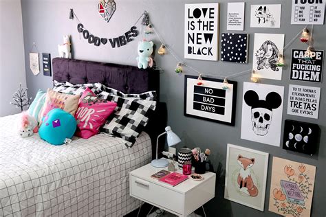 como fazer uma decoracao preto  branco  seu quarto