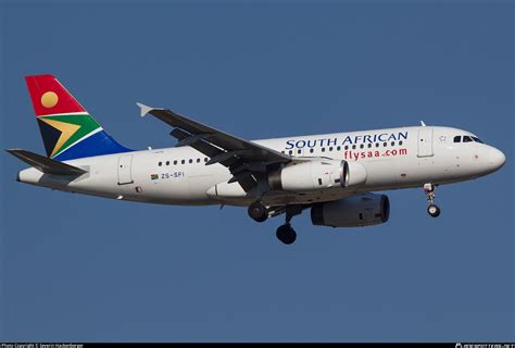 Zs Sfi South African Airways Airbus A319 131 Photo By Severin