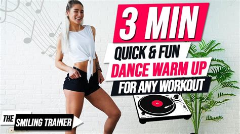 3 Min Quick Dance Warm Up Routine Kill It With Any Home Workout