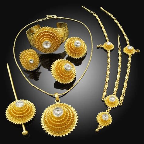 Ethiopian 24k Gold Plated Jewelry Set Buy Ethiopian Jewelryethiopian Gold Jewelryethiopian