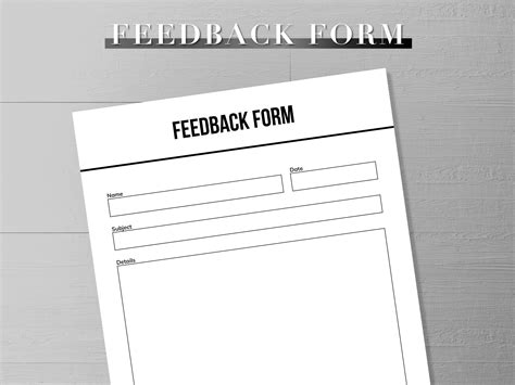 Feedback Form Graphic By Ascendprints · Creative Fabrica