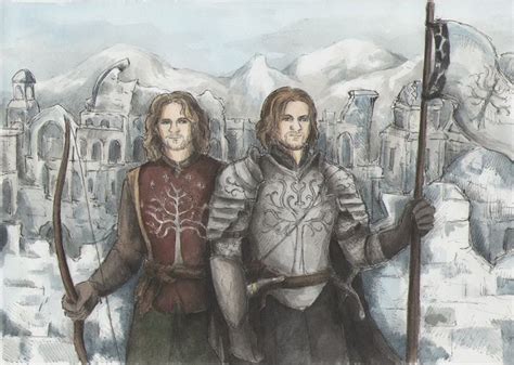 Boromir And Faramir In Osgiliath By Anotherstranger