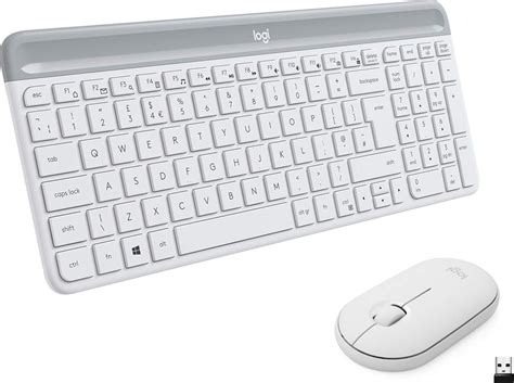 Logitech Mk470 Slim Wireless Keyboard And Mouse Combo White 920