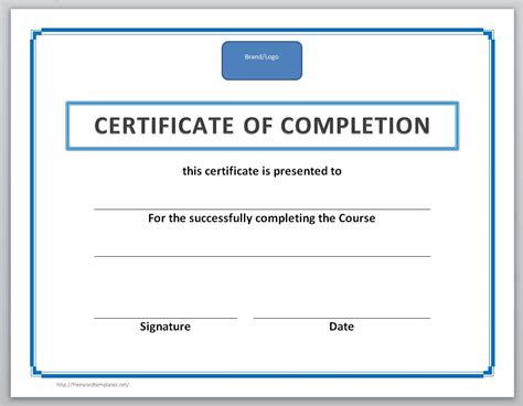 13 Free Certificate Templates For Word