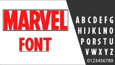 Marvel Font Free Fonts Park