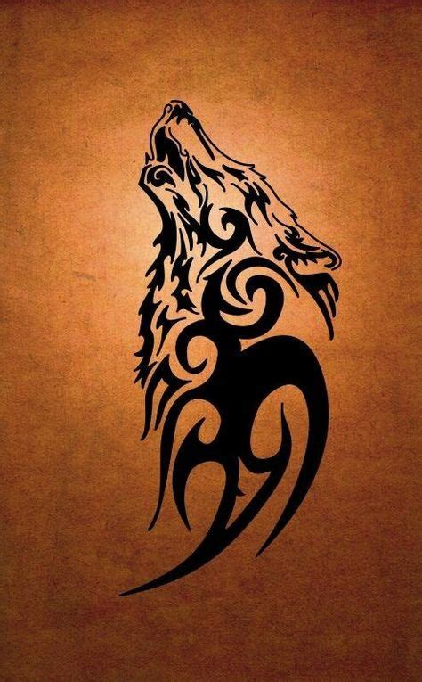 Wolf Tattoo Design Tatuajes De Lobos Tribales Tatuajes De Lobos