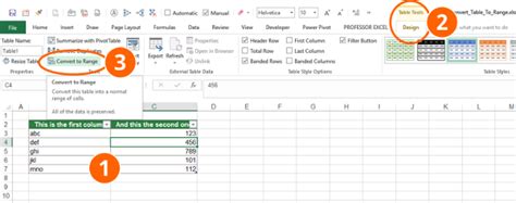 Excel Convert Table To Table