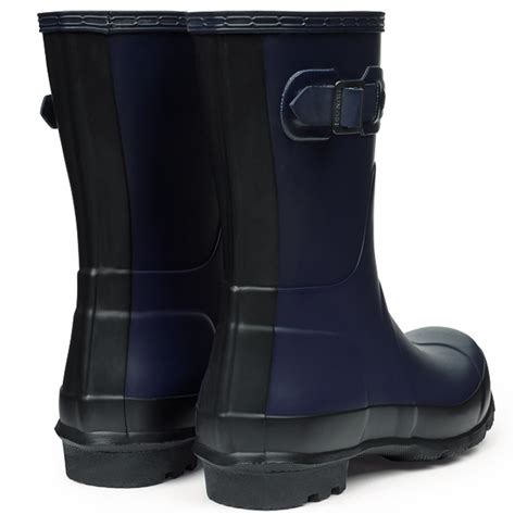 Mens Hunter Original Two Toned Short Wellingtons Wellies Rain Boots All