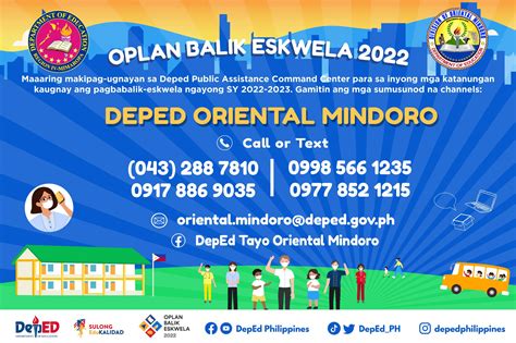 Sa Temang Kapit Bisig Para Sa Deped Oriental Mindoro