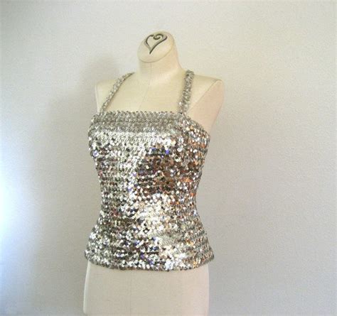 Sequin Halter Top