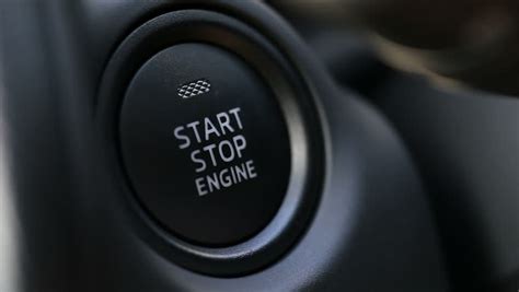 Finger Push Engine Start Button Stock Footage Video (100% Royalty-free 