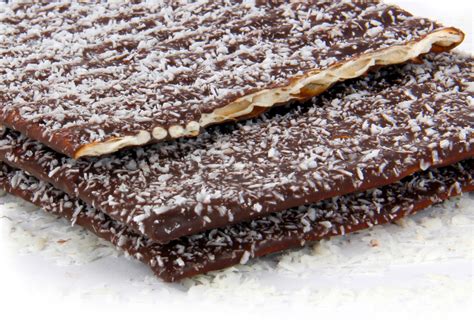 All passover gifts will start shipping close to the holiday. Passover Chocolate Covered Matzos With Coconut - 5.6 oz ...